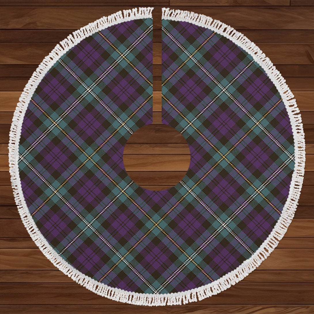 Campbell of Loudon (Campbell Louden) Weathered 2 Clan Badge Tartan Christmas Tree Skirt