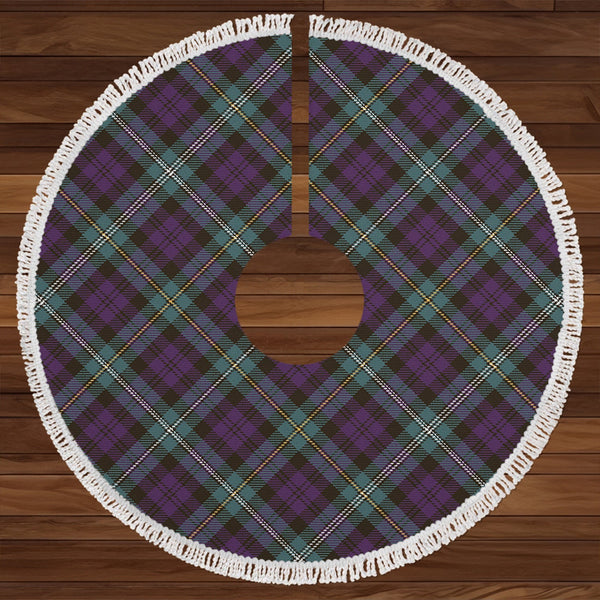 Campbell of Loudon (Campbell Louden) Weathered 2 Clan Badge Tartan Christmas Tree Skirt