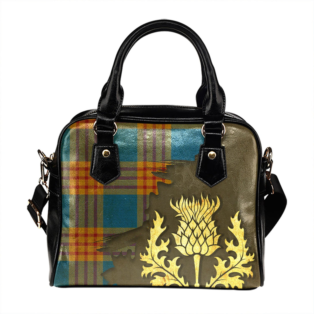 Carlisle Ancient (Carlill Ancient) Modern Tartan Shoulder Handbag Thistle Oldest Style