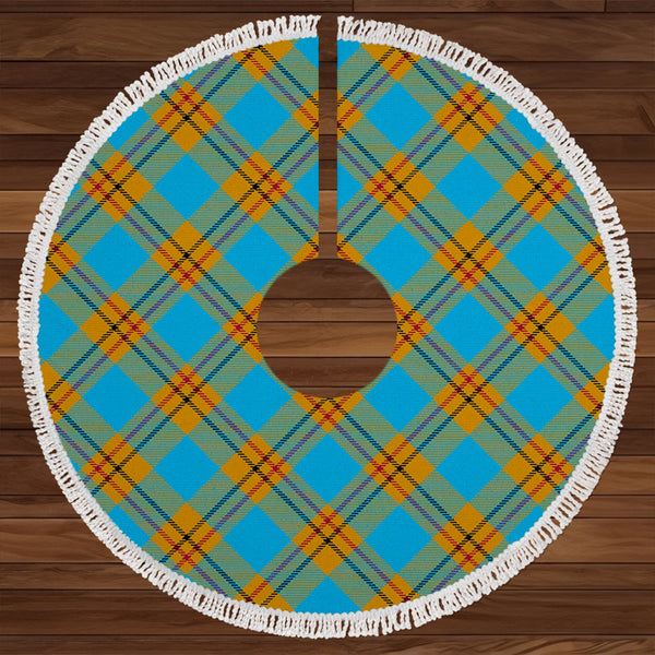 Carlisle (Carlill) Ancient Clan Badge Tartan Christmas Tree Skirt