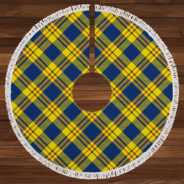 Carlisle (Carlill) Modern Clan Badge Tartan Christmas Tree Skirt