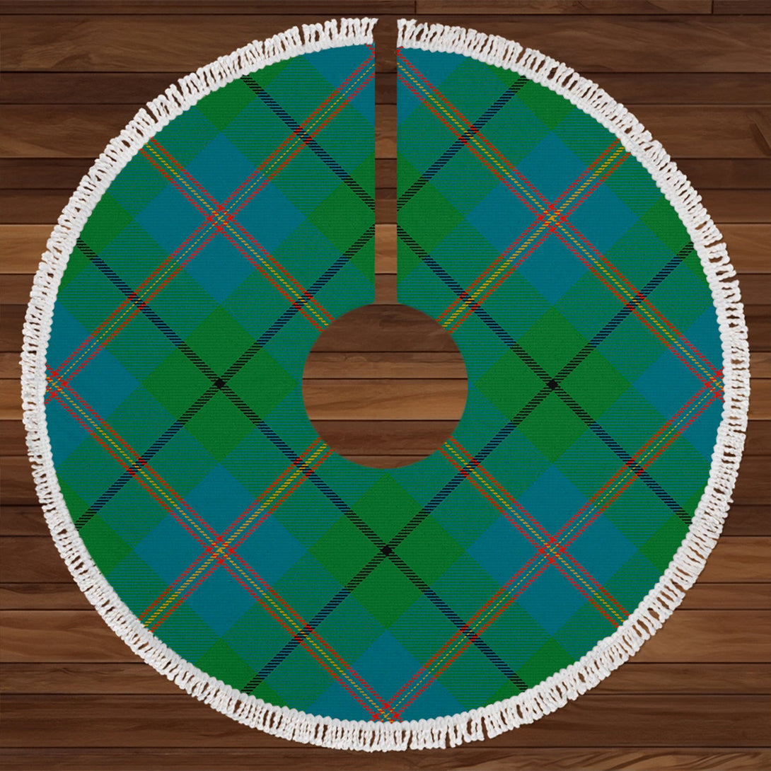 Carmichael Ancient Clan Badge Tartan Christmas Tree Skirt