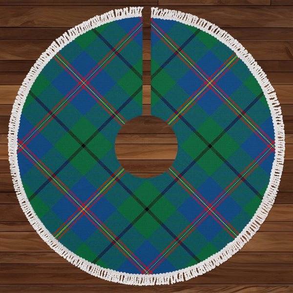 Carmichael Modern Clan Badge Tartan Christmas Tree Skirt