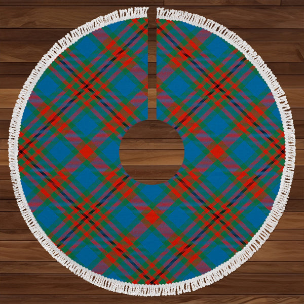 Carnegie Ancient Clan Badge Tartan Christmas Tree Skirt