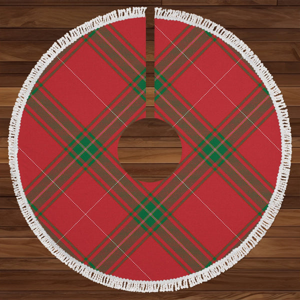 Carruthers Ancient Clan Badge Tartan Christmas Tree Skirt