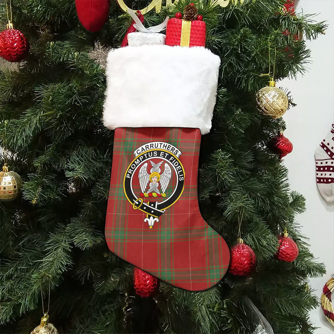 Carruthers Modern Clan Badge Tartan Christmas Stocking