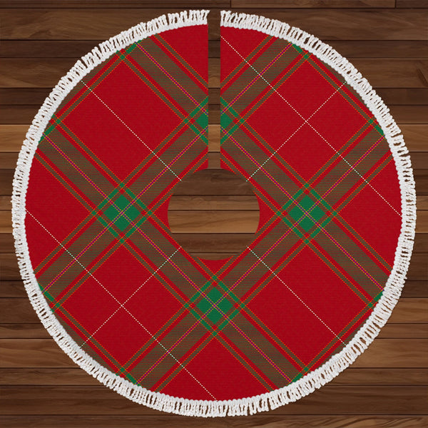 Carruthers Modern Clan Badge Tartan Christmas Tree Skirt