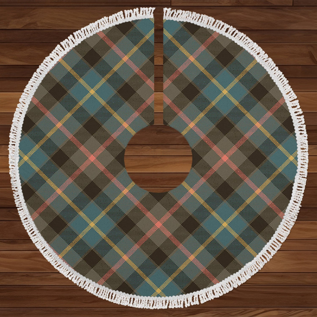 Casely Weathered Tartan Christmas Tree Skirt