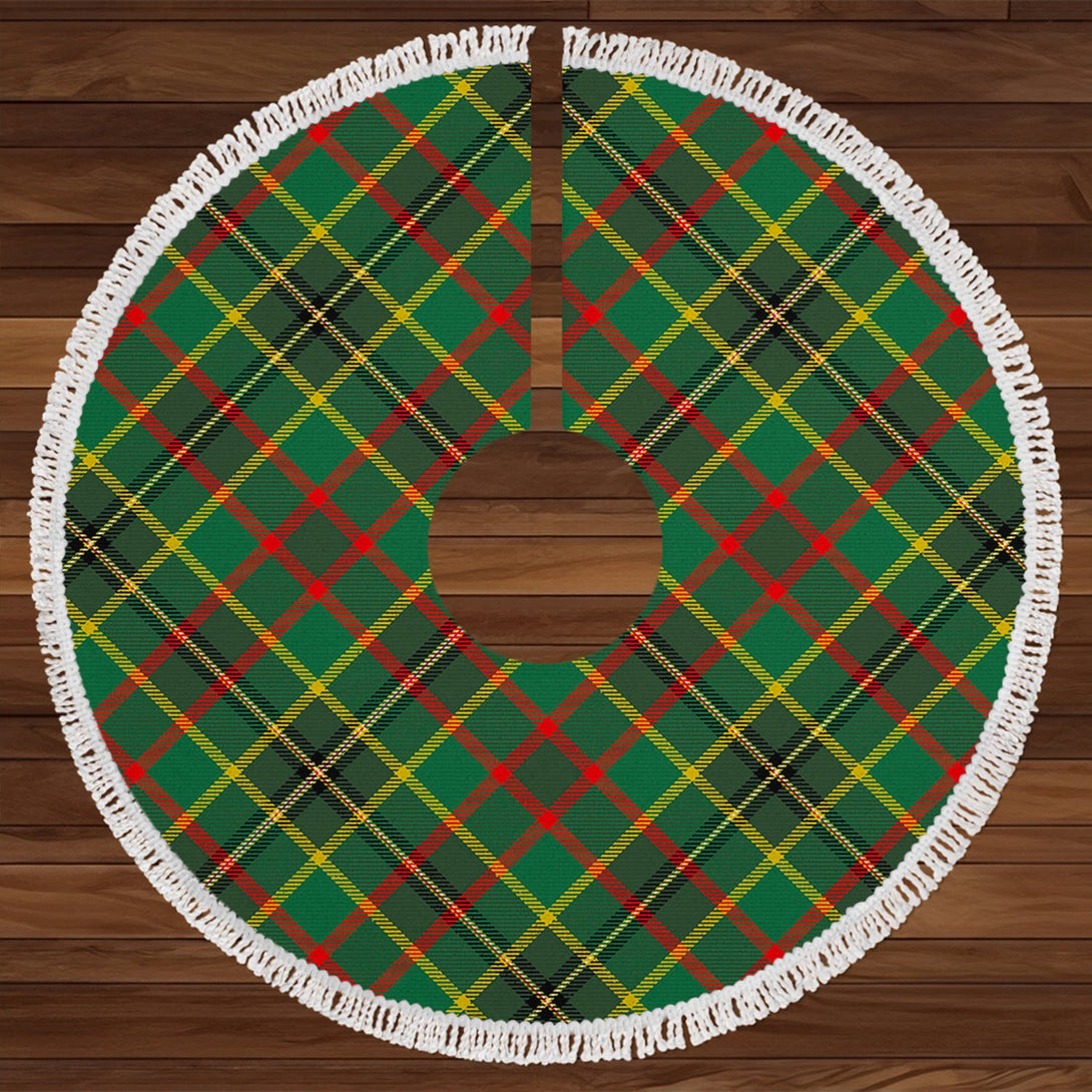 Cates Hunting Modern Tartan Christmas Tree Skirt