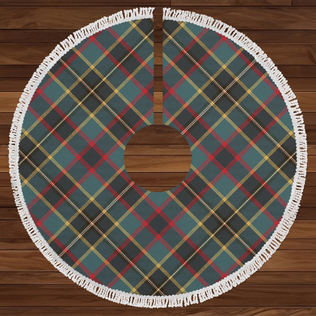 Cates Hunting Weathered Tartan Christmas Tree Skirt