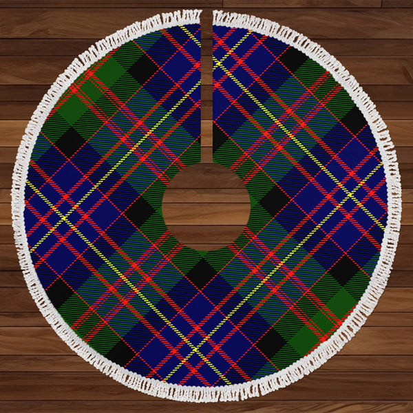 Chalmers Modern Clan Badge Tartan Christmas Tree Skirt