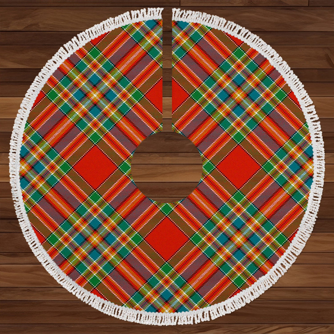 Chattan Ancient Clan Badge Tartan Christmas Tree Skirt