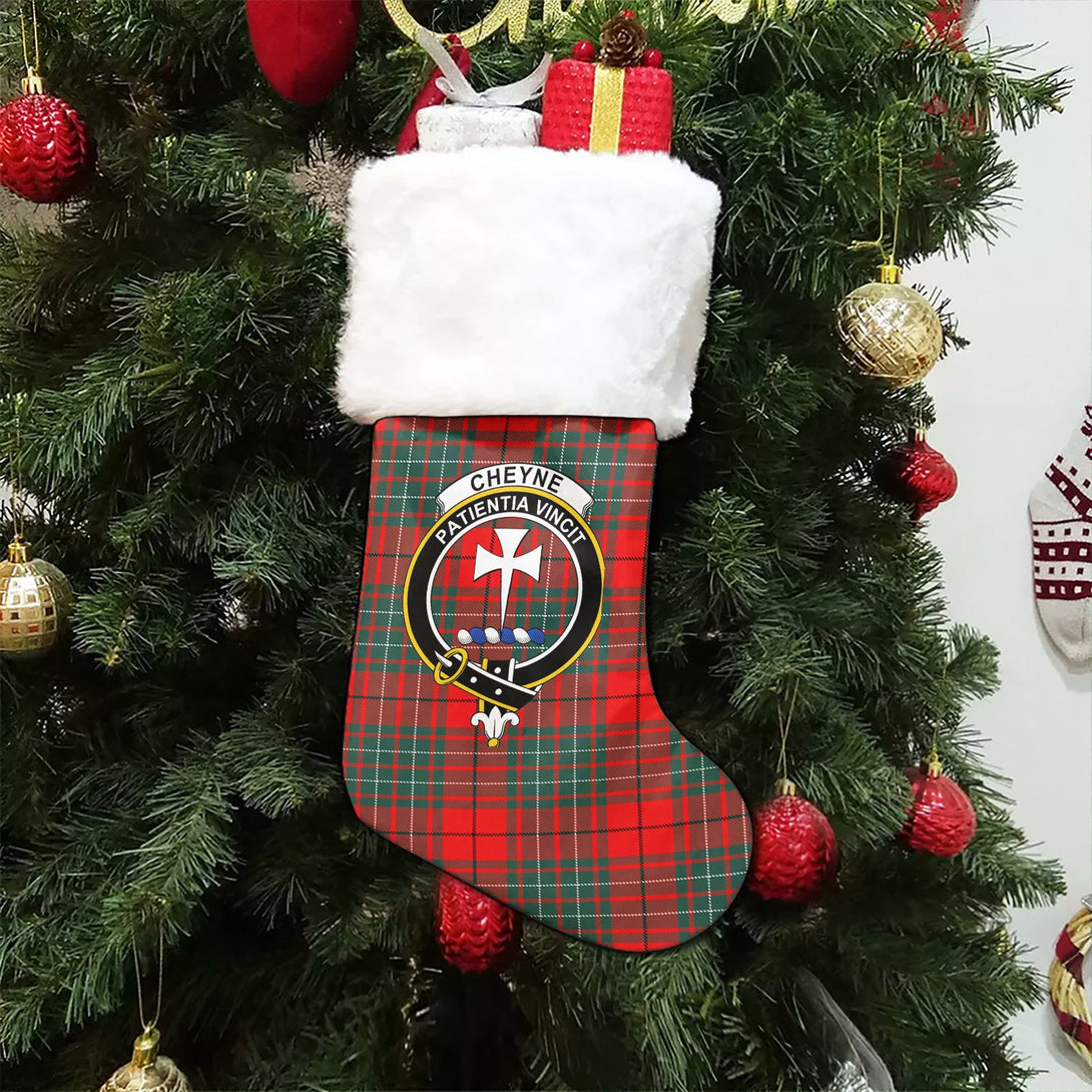 Cheyne Clan Badge Tartan Christmas Stocking