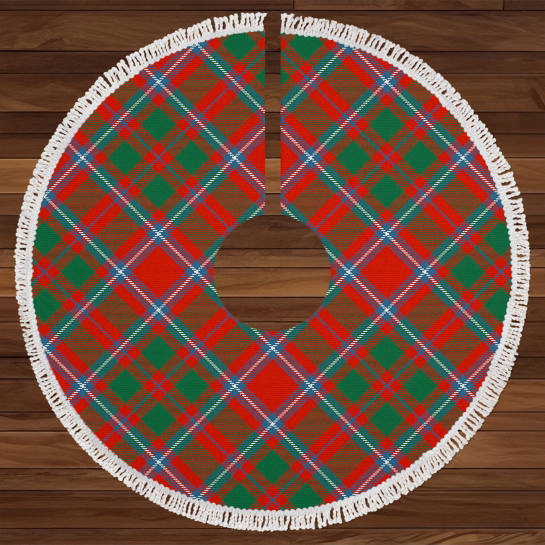 Chisholm Artifact Ancient Tartan Christmas Tree Skirt