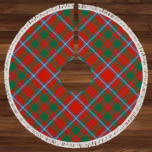 Chisholm Artifact Ancient Tartan Christmas Tree Skirt