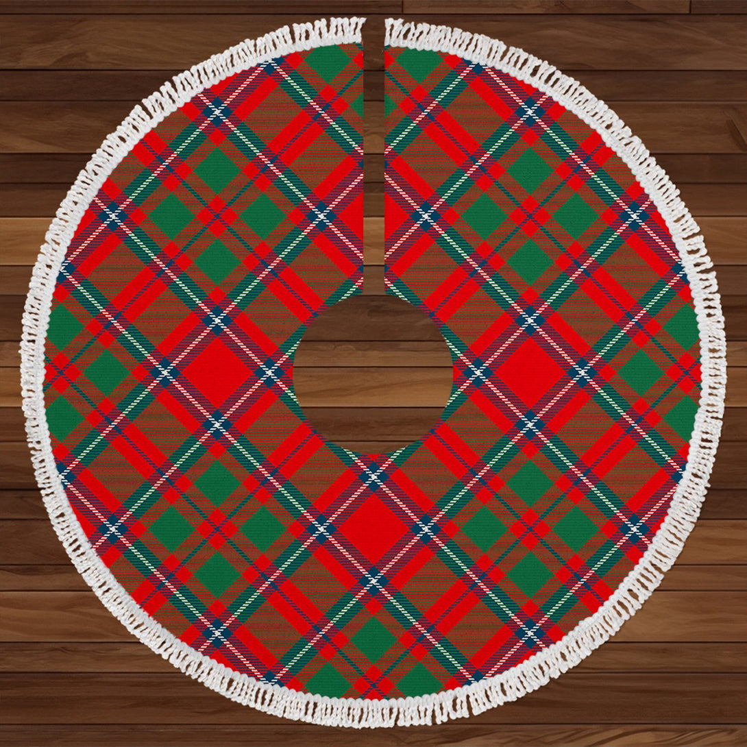 Chisholm Artifact Modern Tartan Christmas Tree Skirt