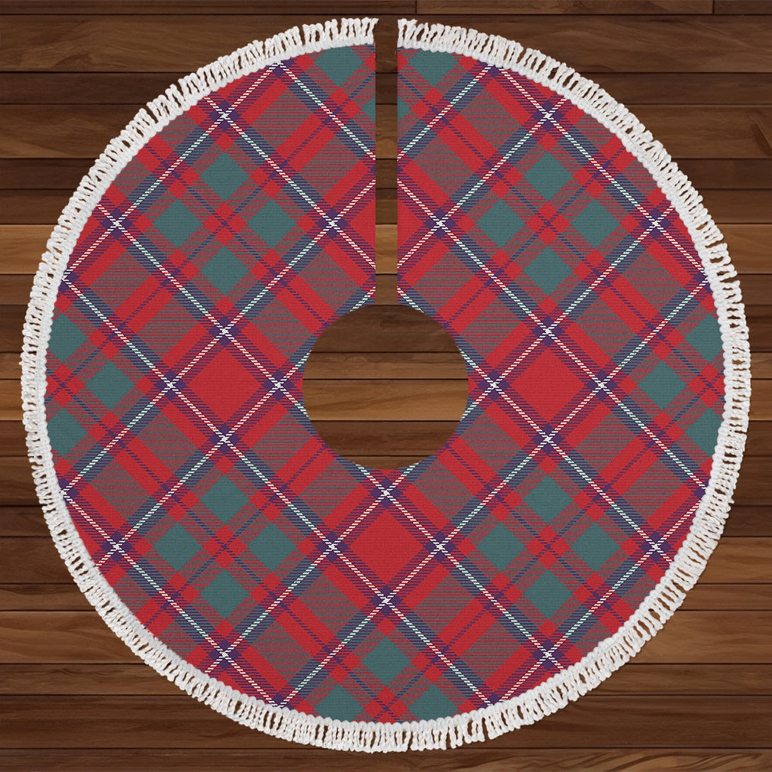 Chisholm Artifact Weathered Tartan Christmas Tree Skirt