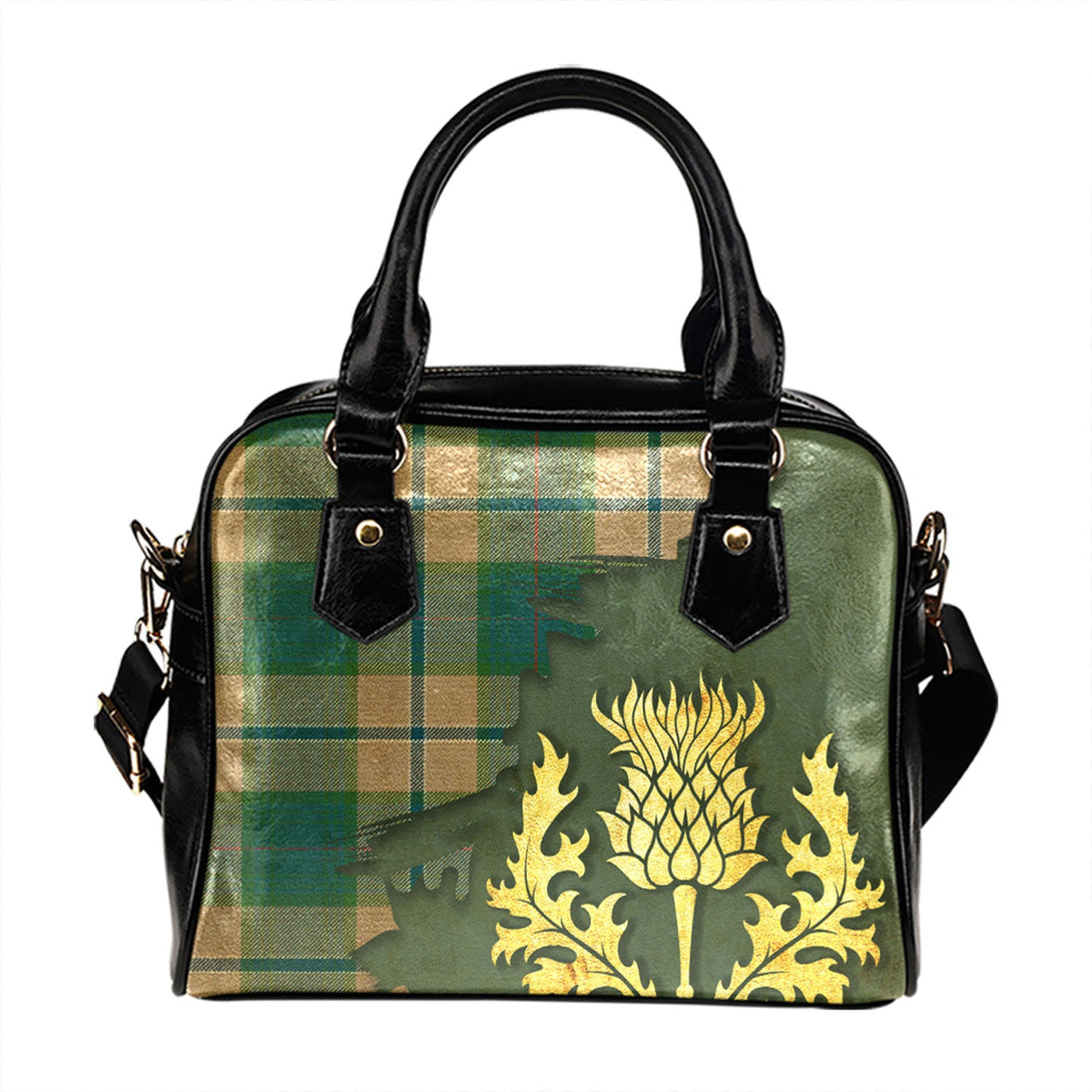 Chisholm Colonial Ancient Tartan Shoulder Handbag Thistle Oldest Style