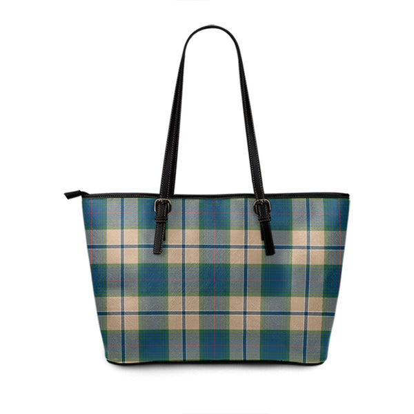 Chisholm Colonial Modern Tartan Leather Tote Bag