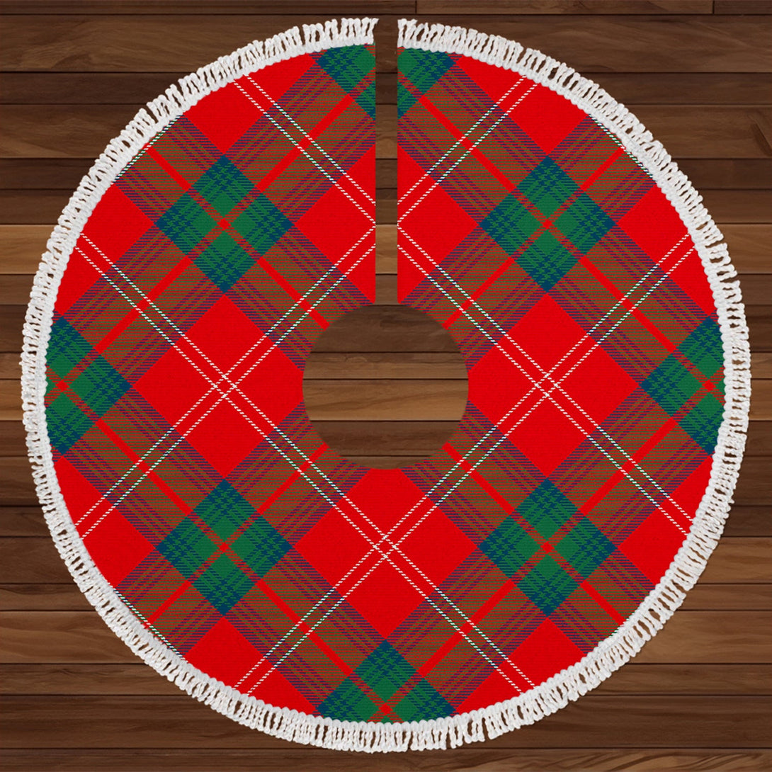 Chisholm of Strathglass Modern Tartan Christmas Tree Skirt