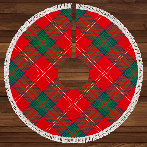 Chisholm of Strathglass Modern Tartan Christmas Tree Skirt