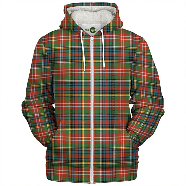 Christie Ancient Clan Badge Tartan Sherpa Hoodie