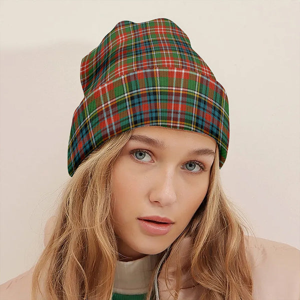 Christie Ancient Clan Badge Tartan Knitted Beanie