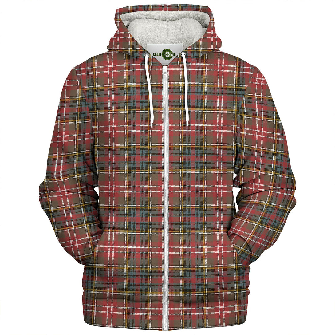 Christie Weathered Clan Badge Tartan Sherpa Hoodie