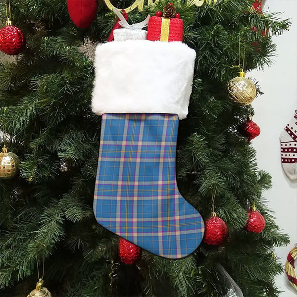 Cian Modern Tartan Christmas Stocking