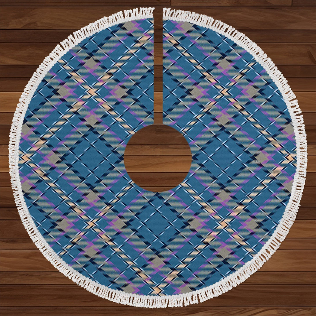 Cian of Ely Ancient Tartan Christmas Tree Skirt