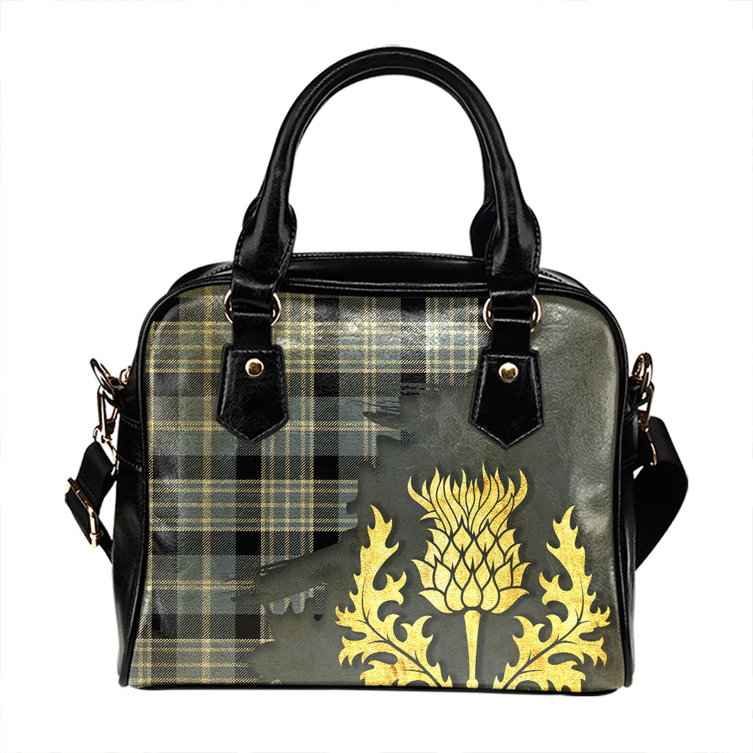 Clark Ancient Tartan Shoulder Handbag Thistle Oldest Style