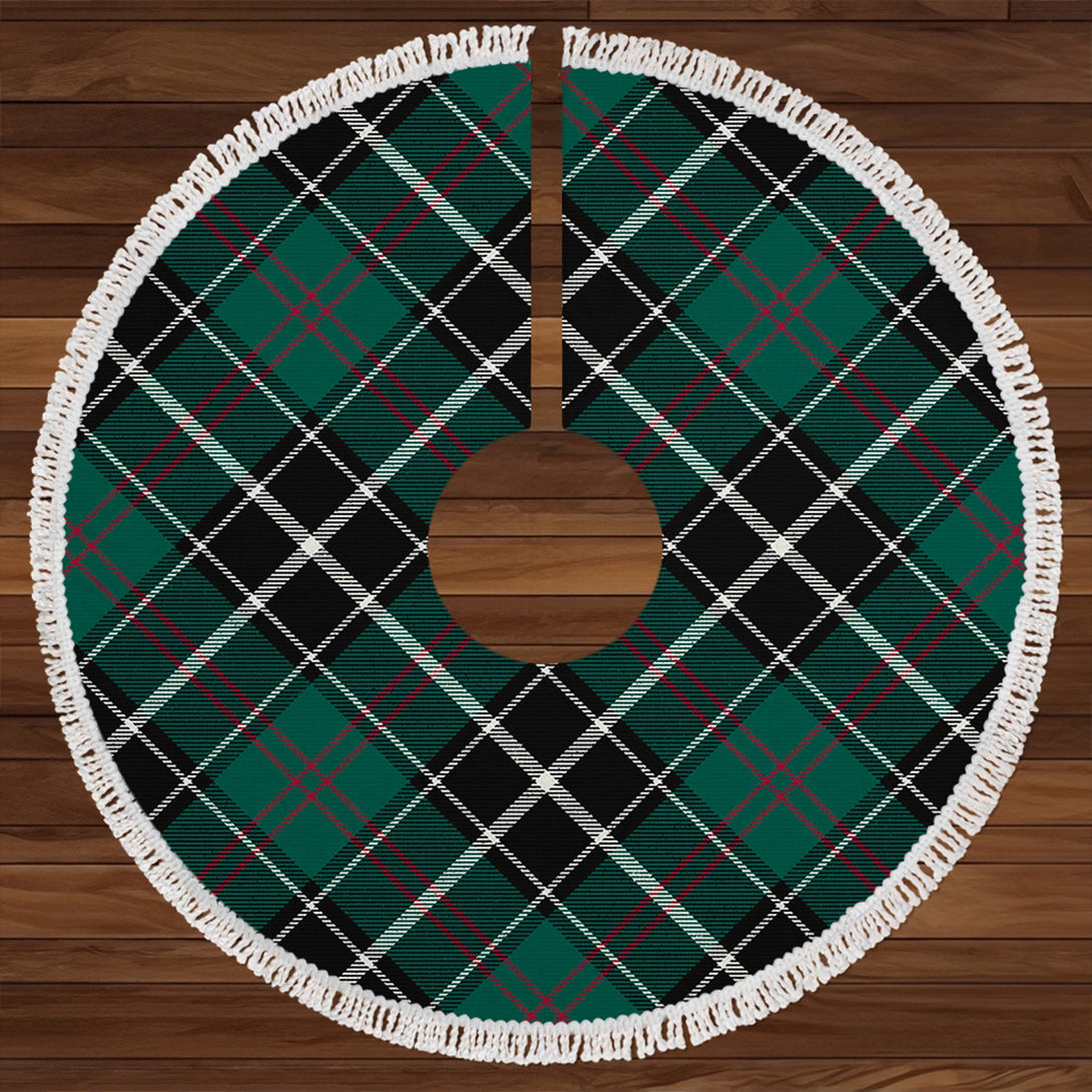 Cleghorn Modern Clan Badge Tartan Christmas Tree Skirt