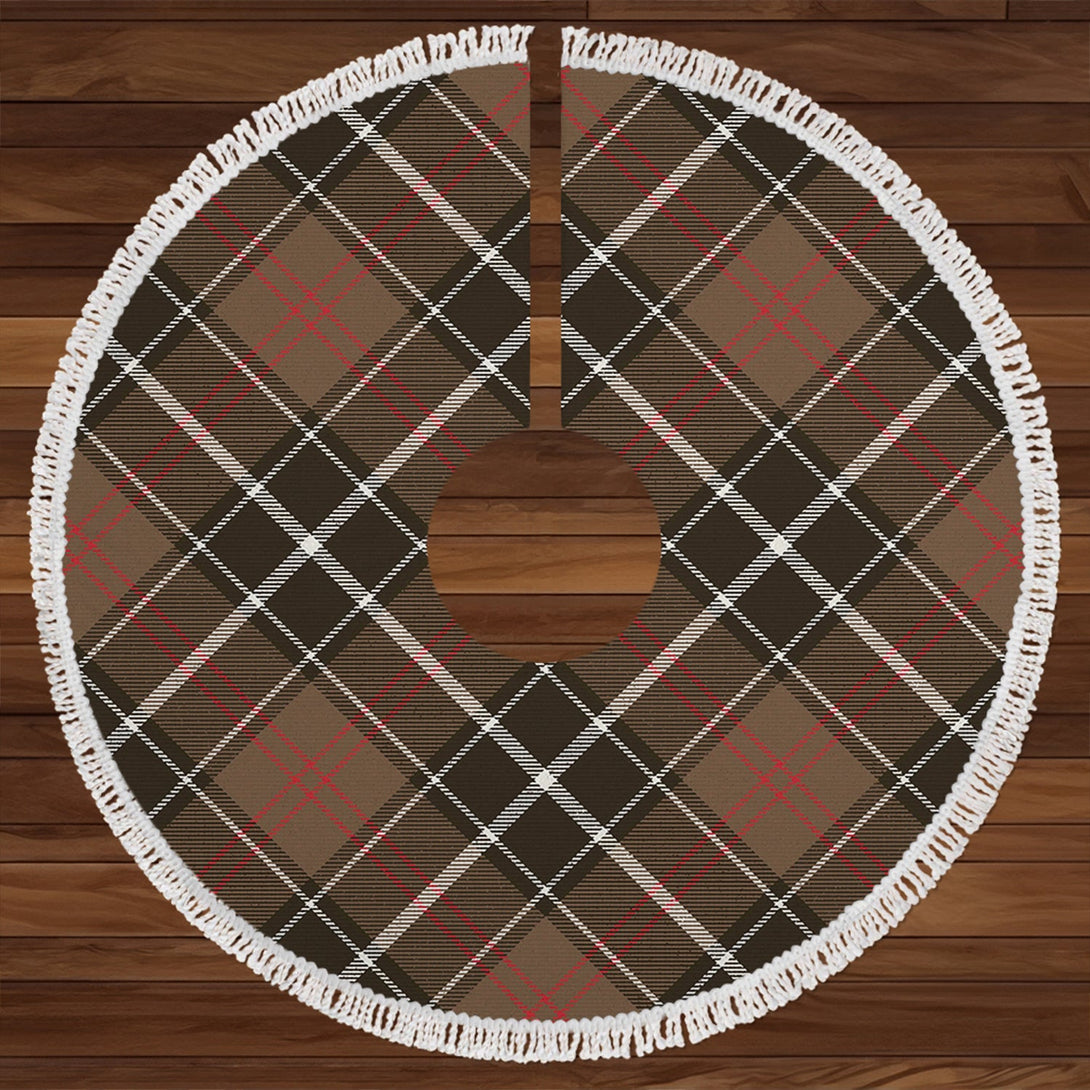 Cleghorn Weathered Clan Badge Tartan Christmas Tree Skirt