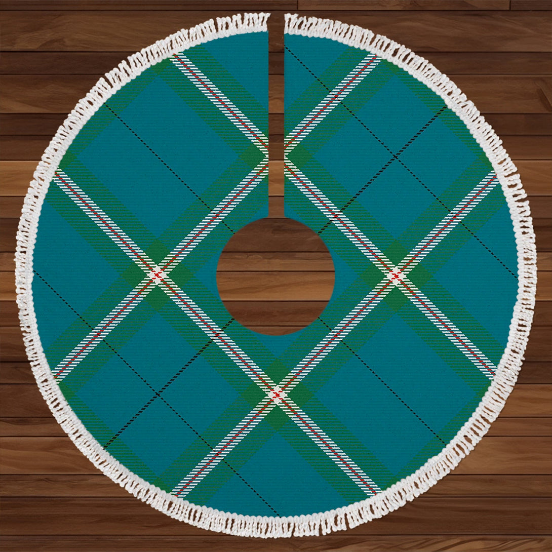 Cleland Ancient Clan Badge Tartan Christmas Tree Skirt