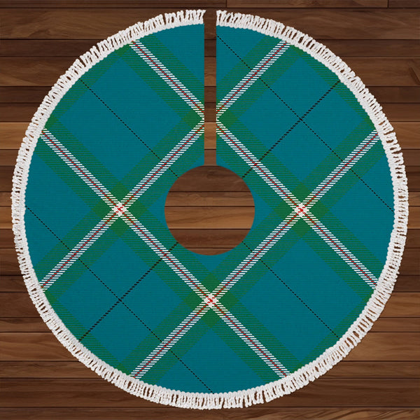 Cleland Ancient Clan Badge Tartan Christmas Tree Skirt