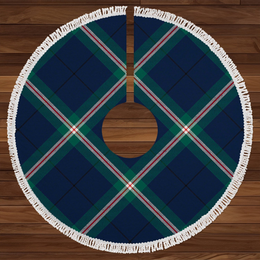 Cleland Modern Clan Badge Tartan Christmas Tree Skirt