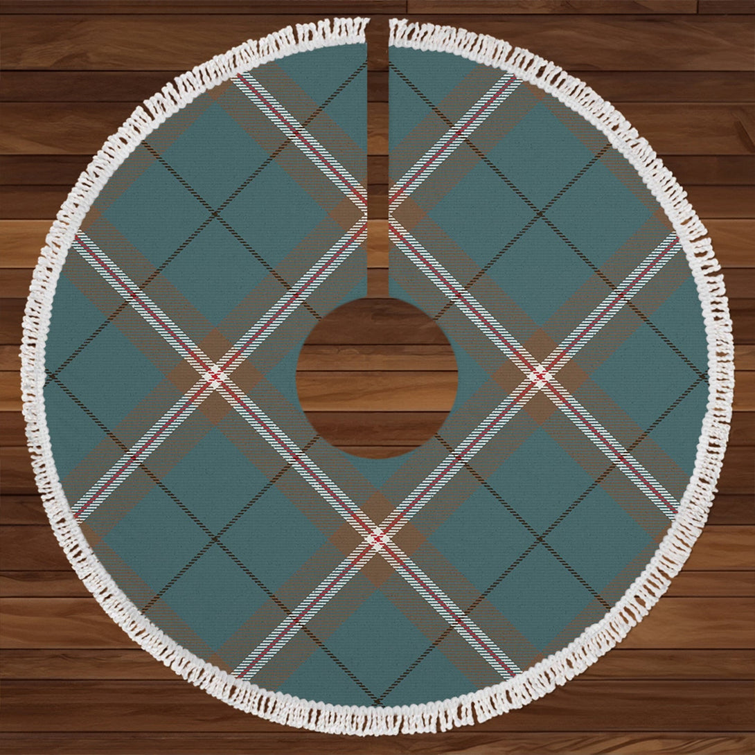 Cleland Weathered Clan Badge Tartan Christmas Tree Skirt