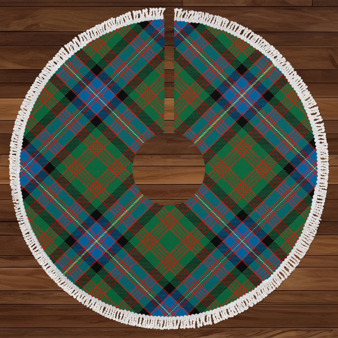 Cochrane (Cochran) Ancient Clan Badge Tartan Christmas Tree Skirt