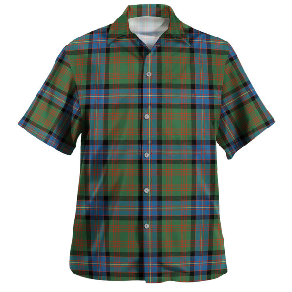 Cochrane (Cochran) Ancient Clan Badge Tartan Hawaiian Shirt