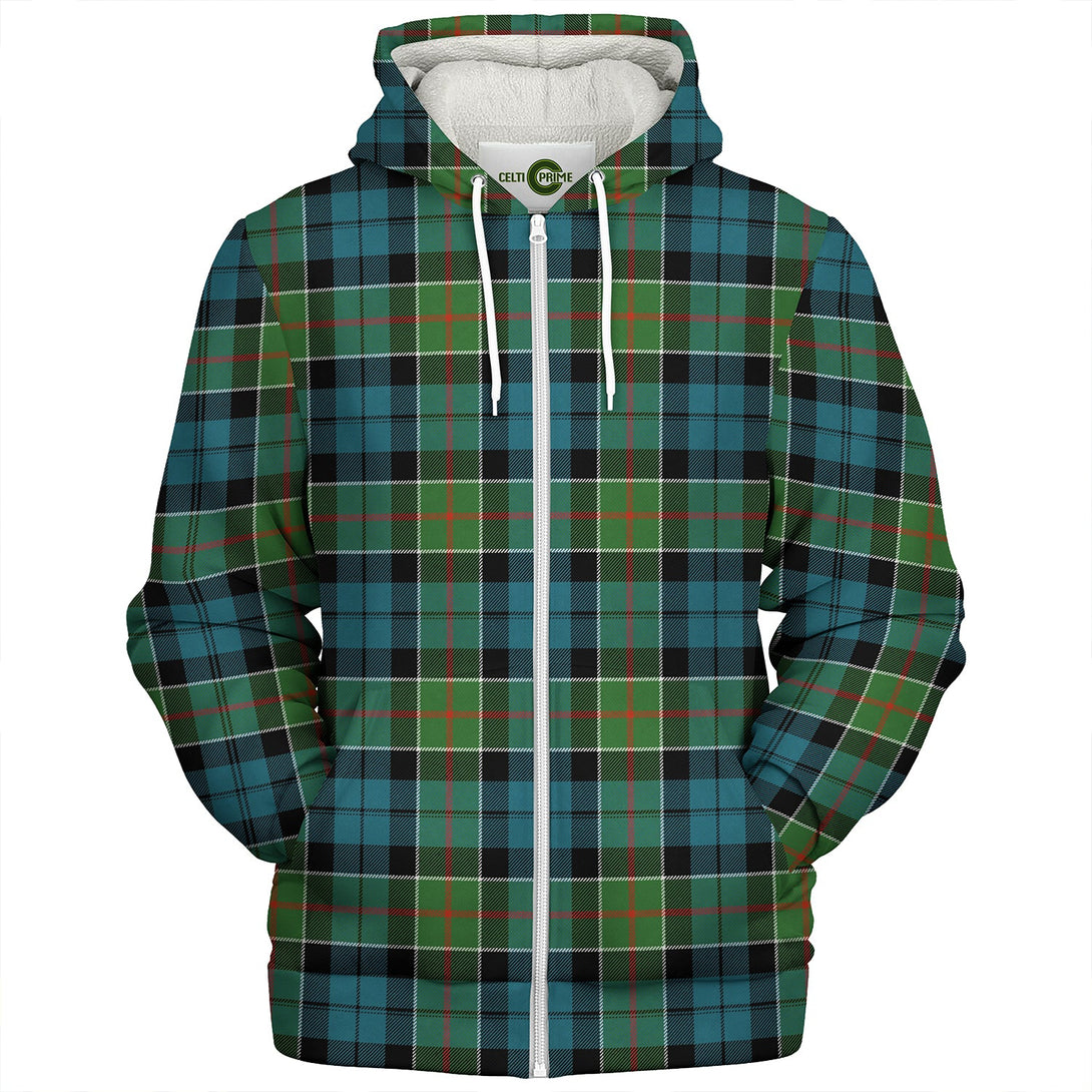 Colquhoun Ancient Clan Badge Tartan Sherpa Hoodie