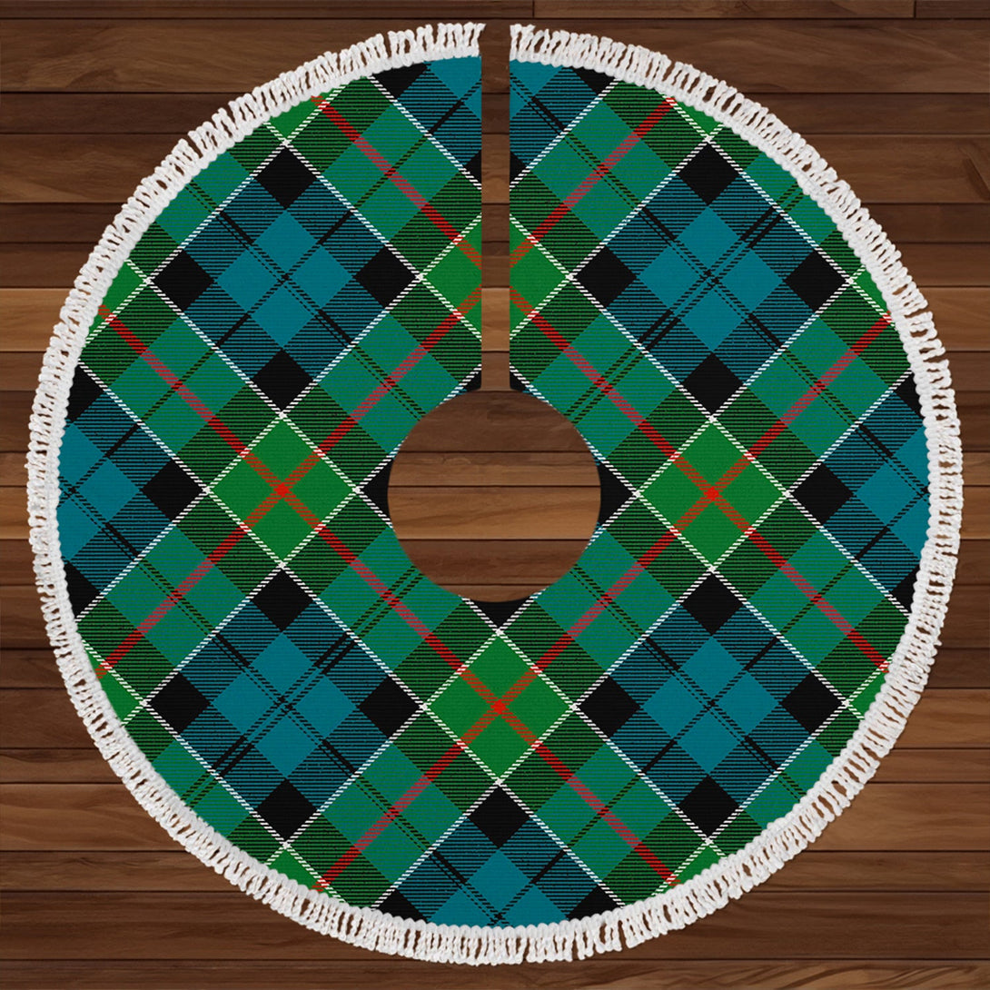 Colquhoun Ancient Clan Badge Tartan Christmas Tree Skirt