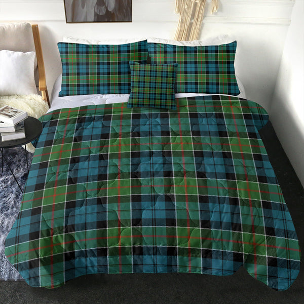 Colquhoun Ancient Clan Badge Tartan Comforter