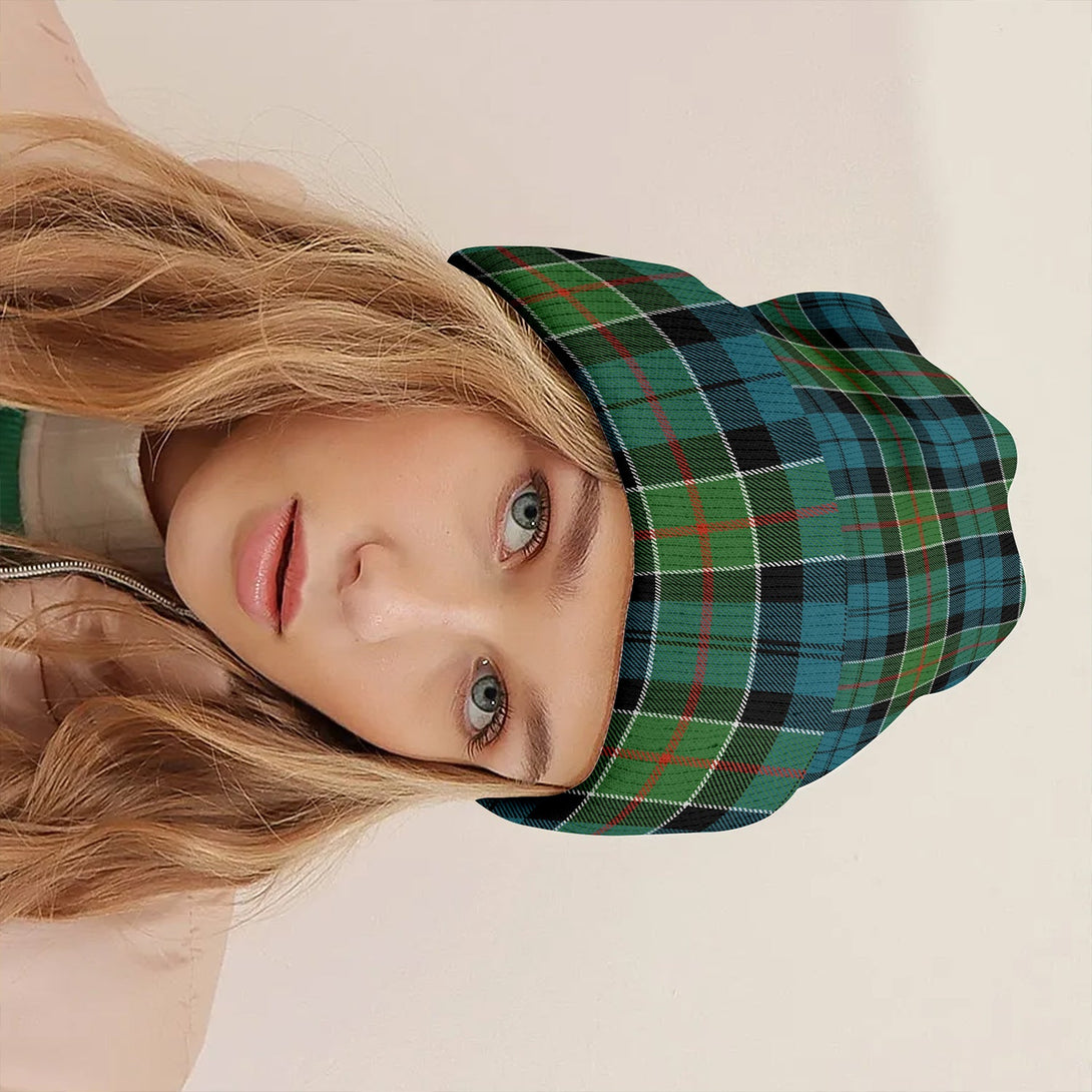 Colquhoun Ancient Clan Badge Tartan Knitted Beanie