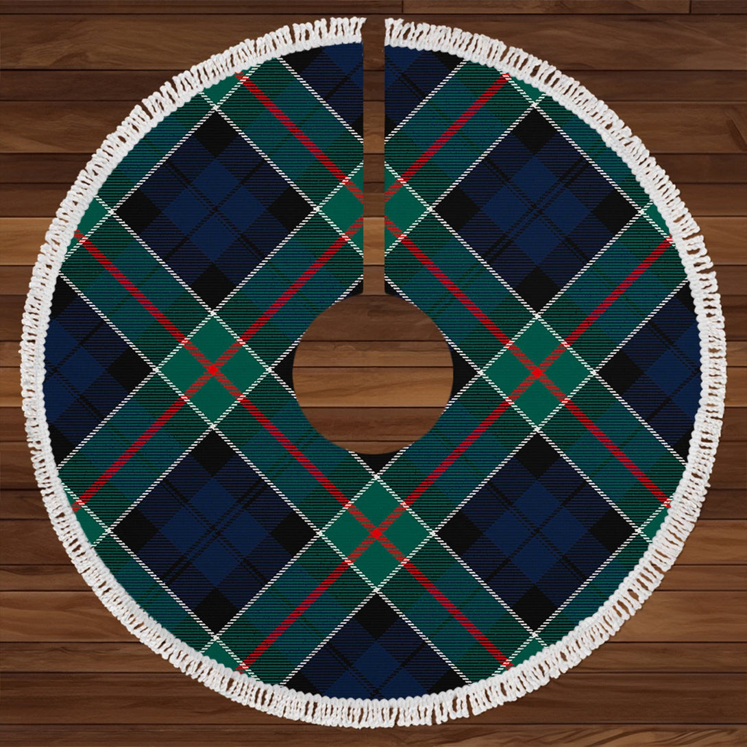 Colquhoun Modern Clan Badge Tartan Christmas Tree Skirt