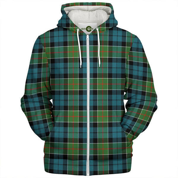 Colquhoun (Cowans) Ancient Clan Badge Tartan Sherpa Hoodie