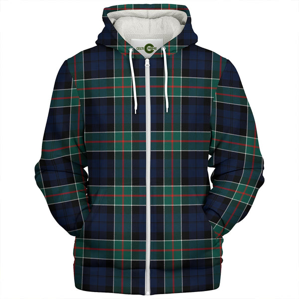 Colquhoun (Cowans) Modern Clan Badge Tartan Sherpa Hoodie