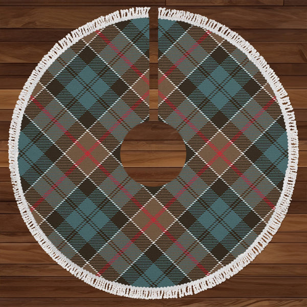 Colquhoun (Cowans) Weathered Clan Badge Tartan Christmas Tree Skirt