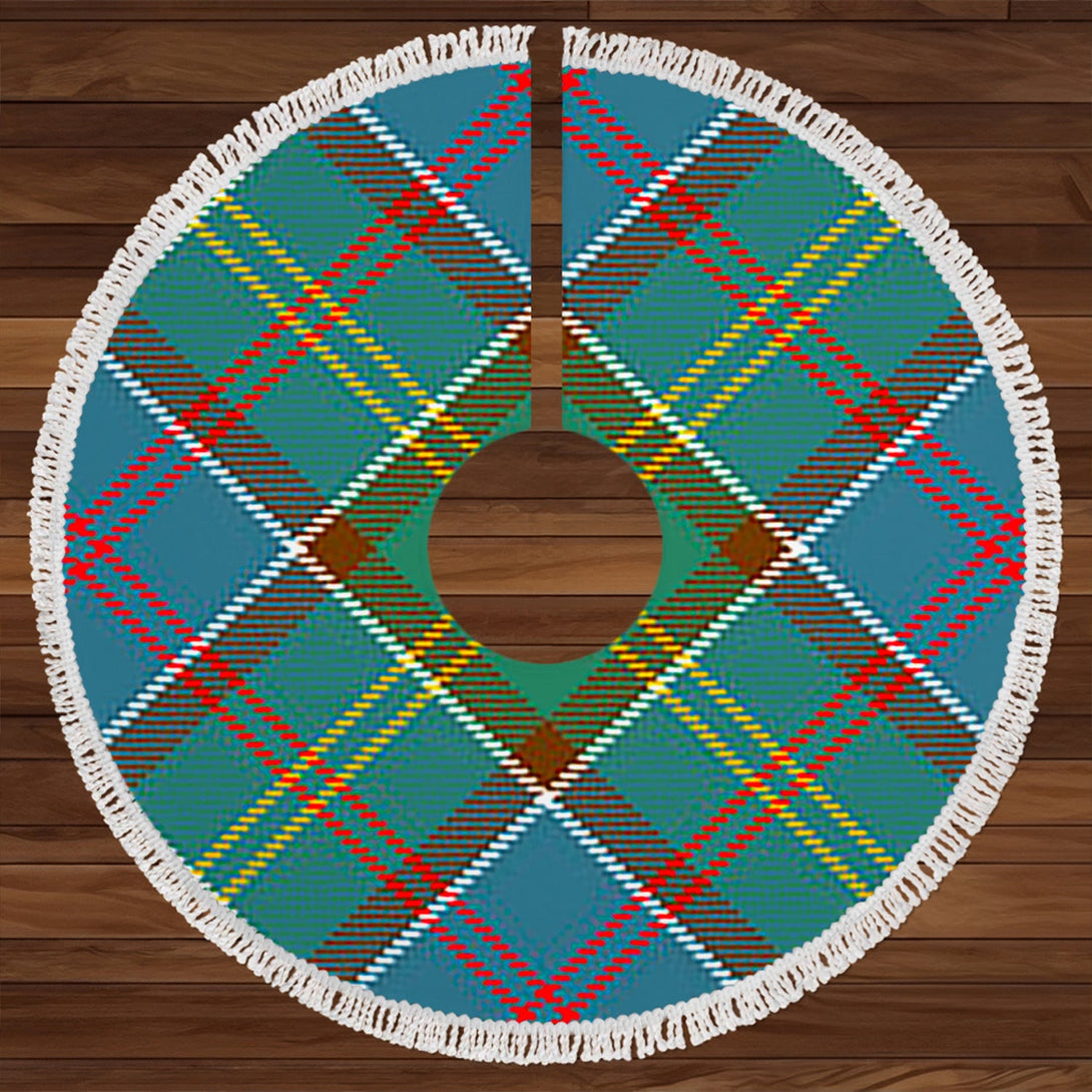 Colville District Clan Badge Tartan Christmas Tree Skirt