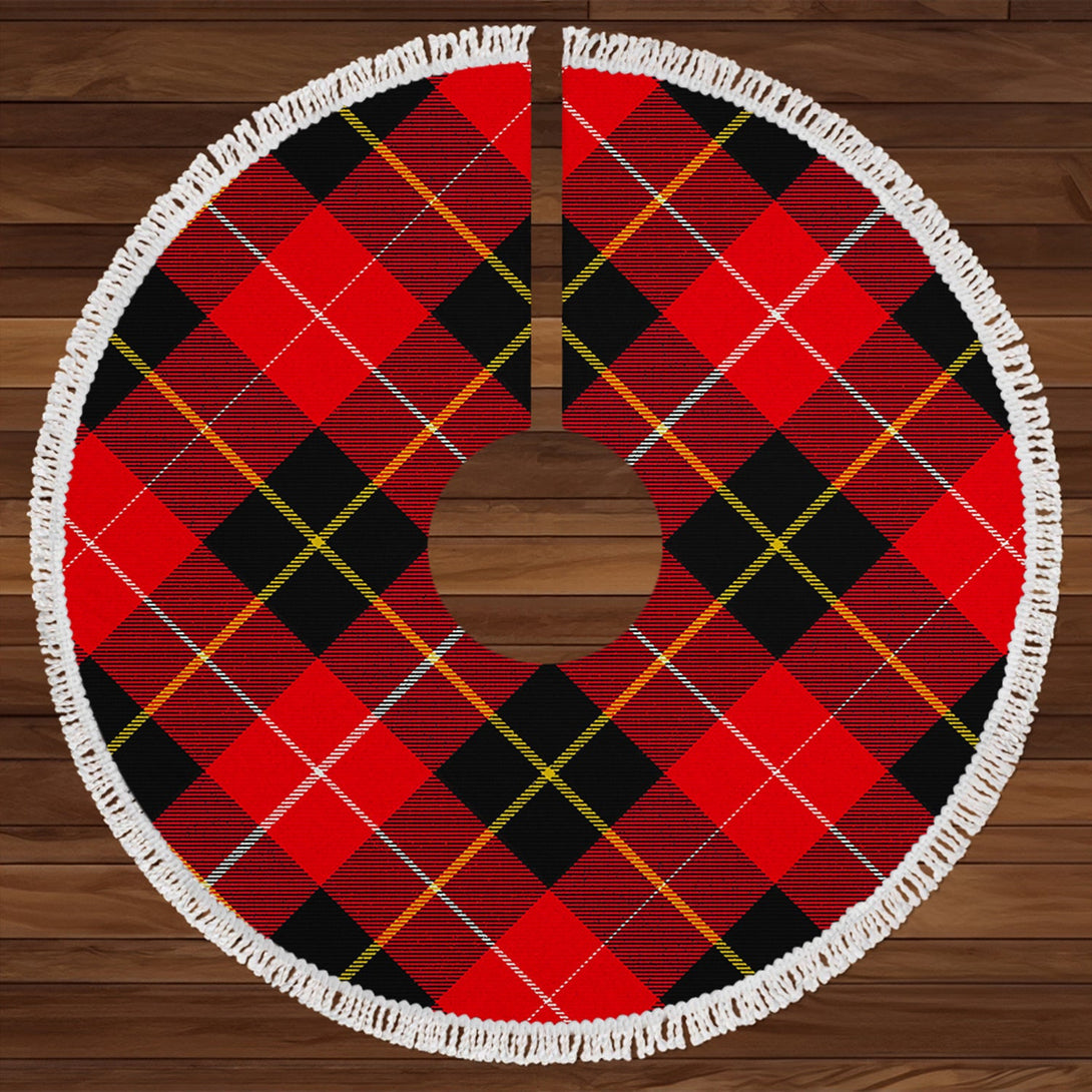 Connell Modern Tartan Christmas Tree Skirt