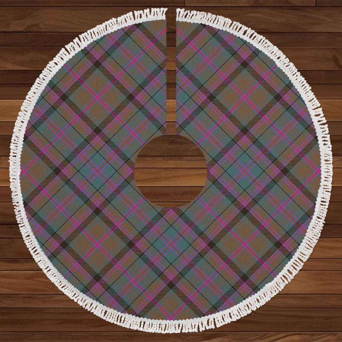 Cooper Weathered Clan Badge Tartan Christmas Tree Skirt